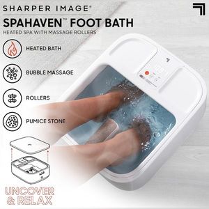 Sharper Image SPAHAVEN™ FOOT BATH Heating with LCD